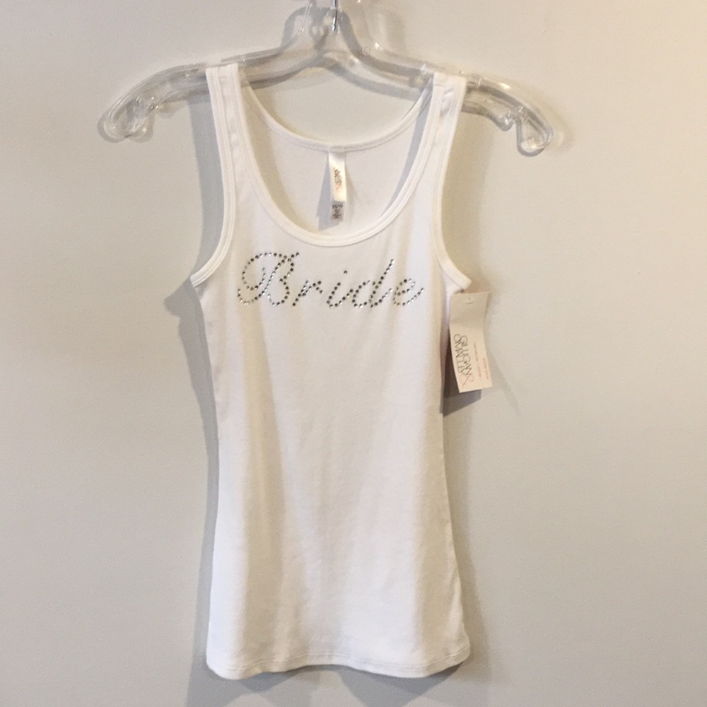 GILLIGAN & O’MALLEY White Bride Tank Camisole XS